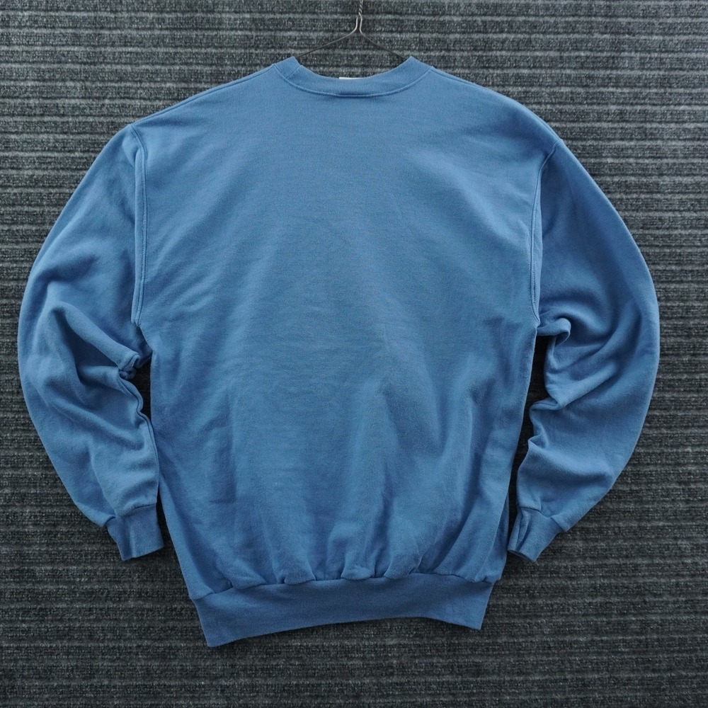 Hanes YMCA Sweatshirt Adult M Blue Spirit Mind Body Crewneck Pullover - Picture 3 of 9
